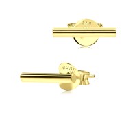 Gold Plated Silver Stud Earring STS-474-GP